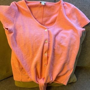 J.crew. Front tie top